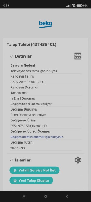 Beko Tv Arızalandı