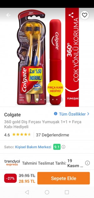 Trendyol Belirtilen Ürün İçerisinde Eksik