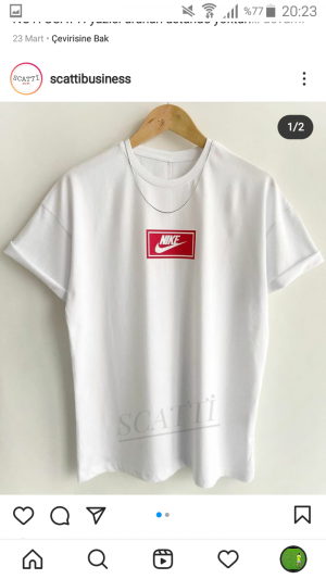 Scattiman Ben Tişört Sipariş Verdim Büyük Geldi Kendileriyle İletişime Geçmek İstedim Fakat Mesajlarıma Cevap