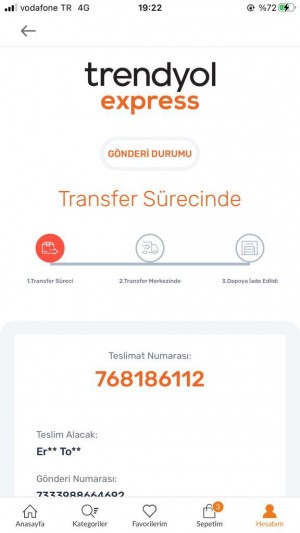 Trendyol Benim Adıma Ürünün İptal Edilmesi