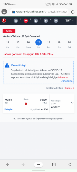 Thy Bilet Fiyatları