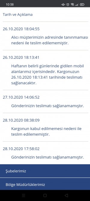 Aras Kargo Bir Hafta Önce Paketim Kargoya Verilmişti