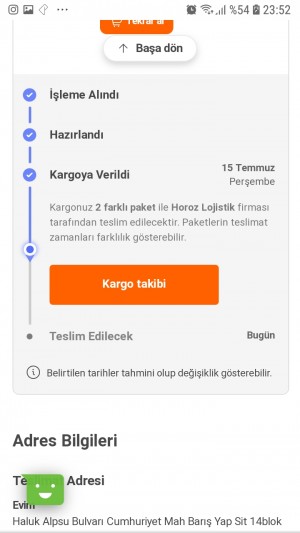 Horoz Lojistik Bir Türlü Gelemeyen Kargom
