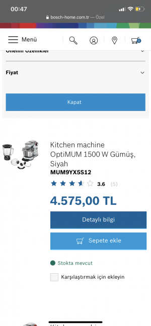 Bosch Stokta Olan Ürünü Stokta Yok Diyerek Teslimat Yapmıyor