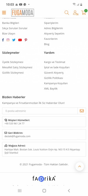 Fuga Moda Botu İadeerrom5 Parası Gelmedi