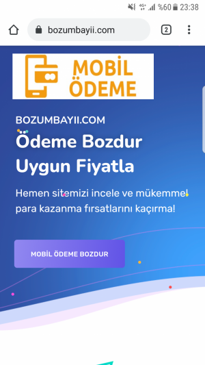 Bozumbayii.com İşleminiz Onaylandı Smsi Aldığımı Söylediğim Anda Beni Sohbetten Atmıştır