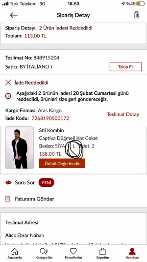 Trendyol By İtaliano Adlı Satıcı