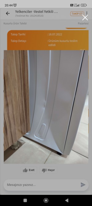 Vestel Çamaşır Makinesi