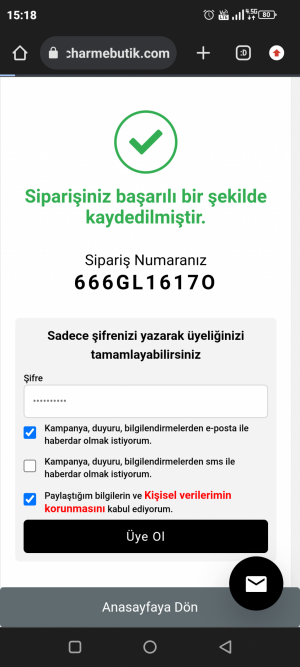 Charme Butik Şikayet