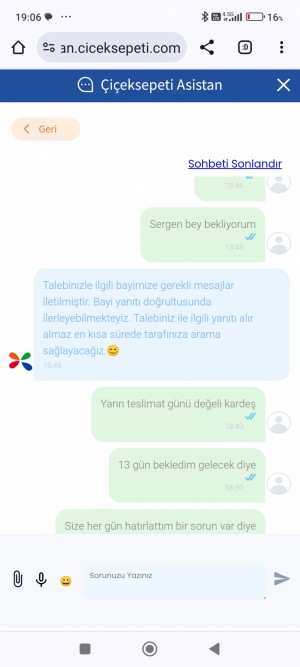 Çicek Sepeti Nike Terlik Hazırlık Aşamasında