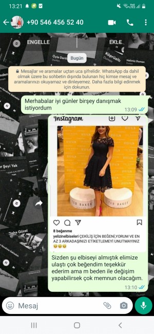 Yelizinelbiseleri Değişim Almıyor