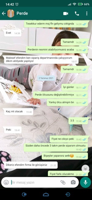 Fon Perde Toptan Fiyatına Değişim Hakkımın Olmaması