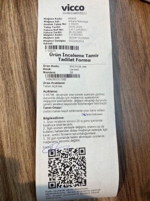 Vicco Değişim Şikayet