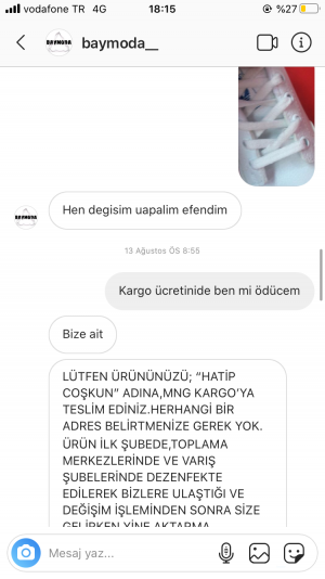 Baymoda__ Değişimdeki 2. Kargo Ücreti
