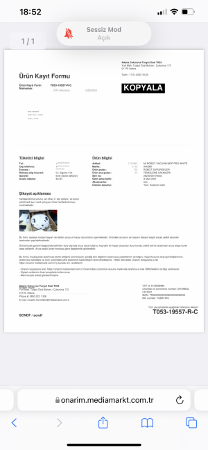 Delta Servisine Giden Cihazım Yapıldı Diyerek Bana Gönderildi