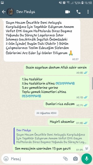 Dev Medya Logo Tasarimcisi Odemeyi Once Alip Sonra İlgilenmiyorlar