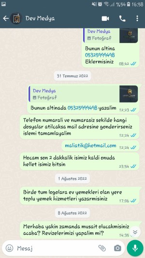 Dev Medya Logo Tasarimcisi Odemeyi Once Alip Sonra İlgilenmiyorlar