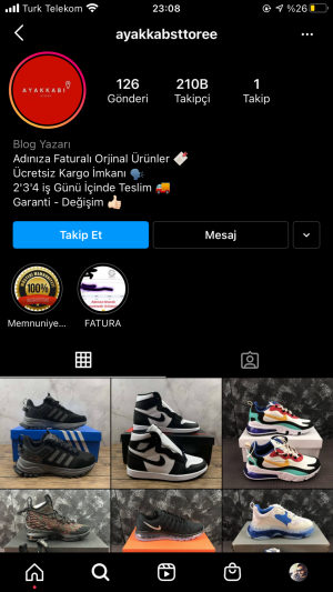 Ayakkabsttoree Cevap Vermediler