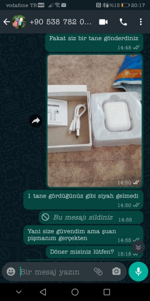 Airpodsmarketimm Instagram'dan Engelledi Beni Ve Whatsapp Mesajlarıma Dönmüyor