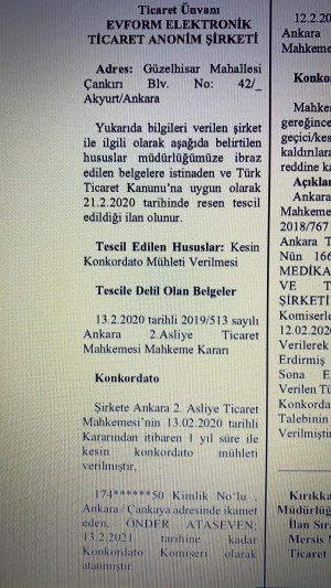 Evform Firma 6 Ay Paramı Ödemediler Daha Da Ödemiyorlar