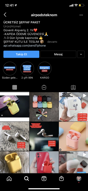 Airpodsteknom 3 Adet Airdops İstedim