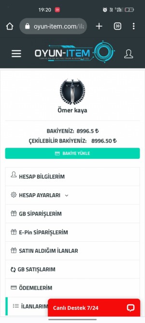 Oyun-Item Bunlar