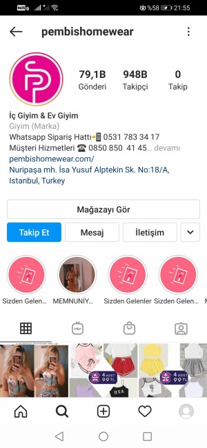 Pembishomewear Butik Falan Değiller!!!