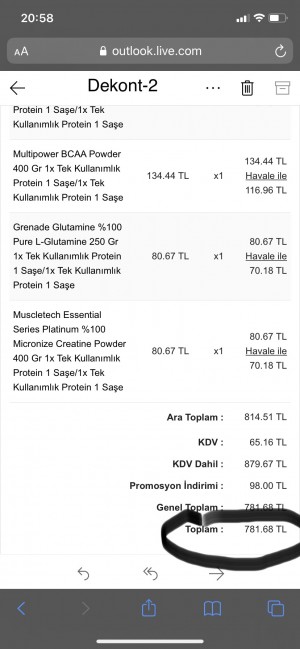 Protein Market Her Yere Şikayet Edeceğim