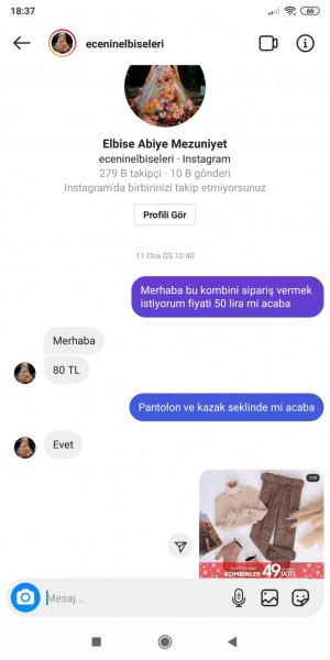 Ecenin Elbiseleri Aldığım Ürünlerin Yerine Alakası Olmayan Başka Ürünler Gönderilmiştir