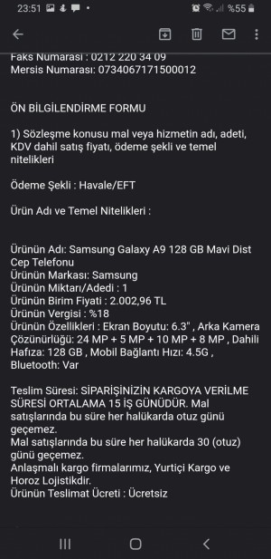 İstanbul Bilişim Para İadesi İçin Başvurulduğunda Hiçbir Türlü Ödeme Yapılmıyor.