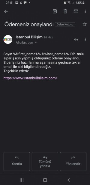 İstanbul Bilişim Para İadesi İçin Başvurulduğunda Hiçbir Türlü Ödeme Yapılmıyor.