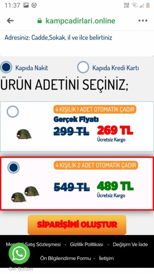 Kampcadirlari.online İnsanların Diğer İnsanları Uyarmaması İçin Yorumları Da Gizliye Almışlar