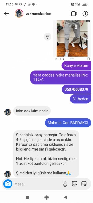 Zakkumsfashion Bağımsız Ürünler Göndermişler