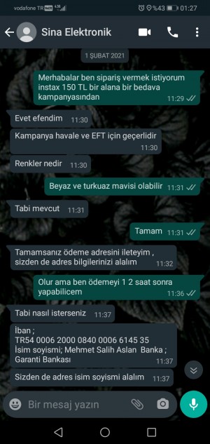 Muizayakkabi Ne Dönüş Yapıldı Ne De Ürün Yollandı Ve Engellendim