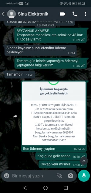 Muizayakkabi Ne Dönüş Yapıldı Ne De Ürün Yollandı Ve Engellendim