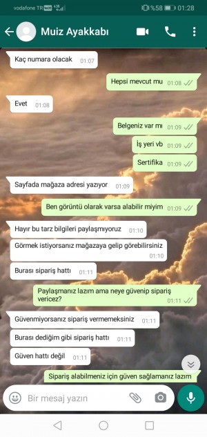 Muizayakkabi Ne Dönüş Yapıldı Ne De Ürün Yollandı Ve Engellendim