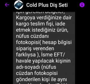 Cold Plus Ürün Aldım Reklamla Alakası Yoktu