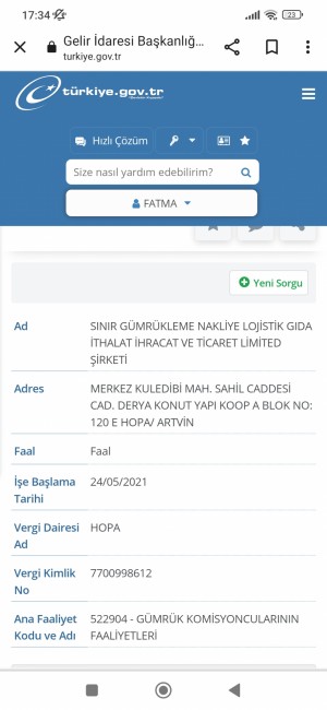 Artvin Hopa Uçar İletişim Çekiliş Şikayet