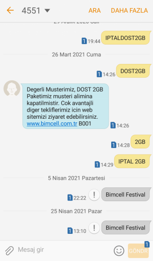 Bimcell Bazen Oluyormuş Gibi Olup Birisini Aradığımızda Bakiyeniz Sıfır Oluyor