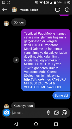 Vodafone Mobil Ödeme