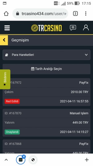Tr Casino Kazancımı 2 Gün Oyalayarak Vermedi Ve Sonunda Hesabı Sildi