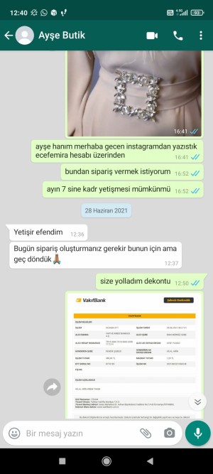 Aysheboutiique Paramı Aldılar İade Etmiyorlar