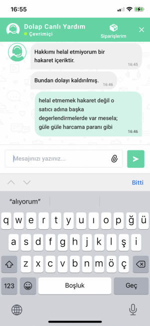 Dolap Haksızlık Eksik Yıldız, Kötü Değerlendirme Yorumları Siliyorlar
