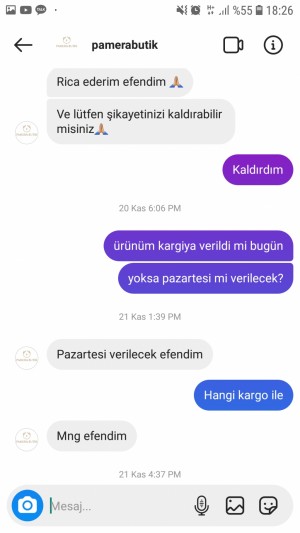 Pamerabutik Eft İle Ödemesini Yaptığım Ürünlerimi 3 Aydır Göndermiyorlar