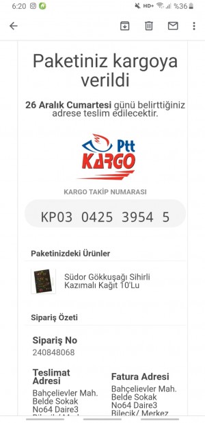 Hepsiburada Eksik Sipariş