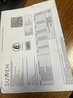 Suwen Eksik Ürün Gönderildi Ve Suwen Kabul Etmiyor.