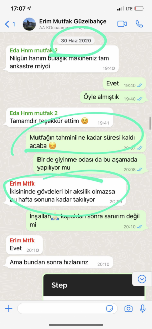 Erim Mutfak Güya Tüm Evin Mobilyalarını Yaptıracaktık