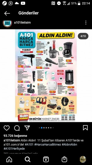 A101 Market Etiket Fiyatının Fişteki Fiyatla Uyuşmaması