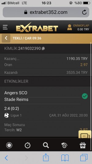 Oynadım Ve Kazandım, Ancak Extrabet Bana Kazandığım Parayı Ödemedi