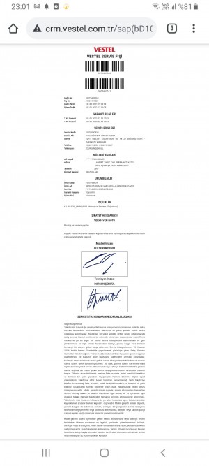 Vestel Fabrika Hatası Beyaz Eşya Satıyorlar